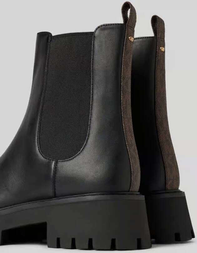 MICHAEL Kors Chelsea boots van leer met plateauzool model 'ASHER'