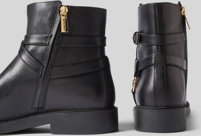 MICHAEL Kors Leren boots met labelapplicatie model 'ABIGAIL'