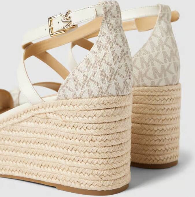 MICHAEL Kors Wedges met labelprint model 'SERENA'