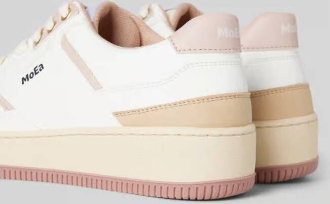 MoEa Sneakers met contrastgarnering