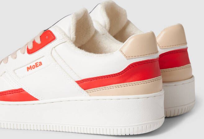 MoEa Sneakers met kleurcontrasten model 'Apple Tricolor'