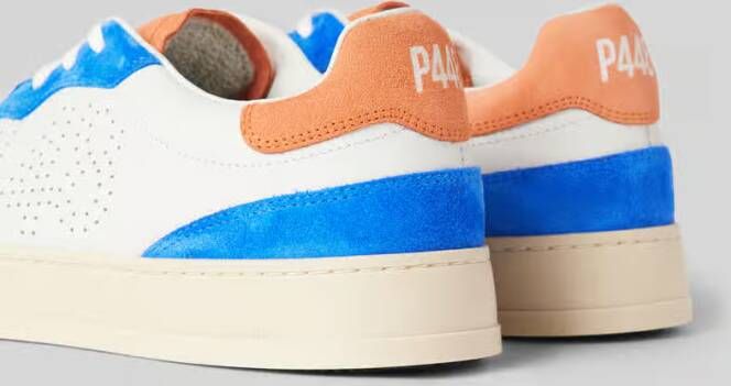 P448 Leren sneakers met contrastgarnering model 'Bali'