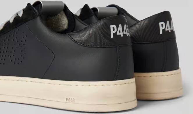 P448 Leren sneakers met labeldetail model 'Jack'