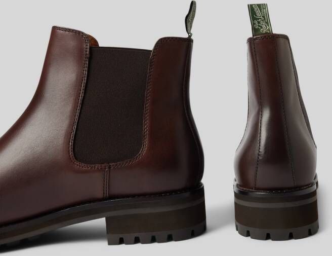 Polo Ralph Lauren Chelsea boots van echt runderleer model 'BRYSON'