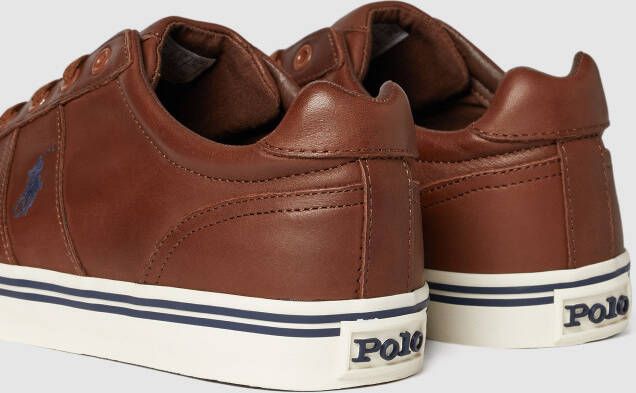 Polo Ralph Lauren Leren sneakers met geborduurd logo