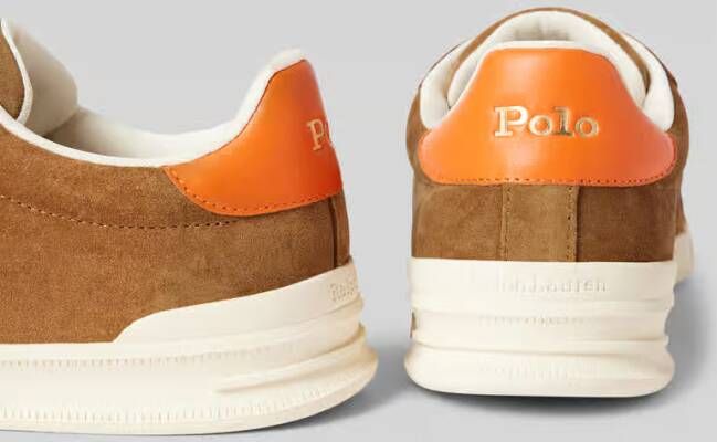 Polo Ralph Lauren Leren sneakers met labeldetails