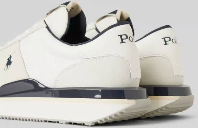 Polo Ralph Lauren Leren sneakers met logostitching model 'TRAIN'