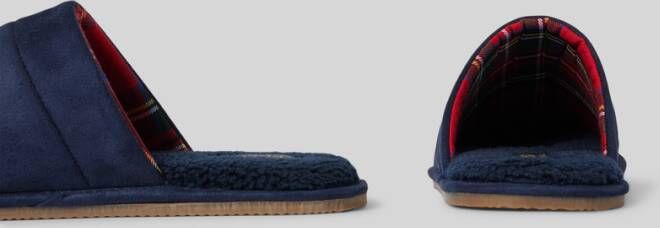 Polo Ralph Lauren Slippers met logostitching model 'KLARENCE'