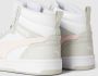 Puma Rebound v6 Mid V6 Mid sneakers wit grijs roze Imitatieleer 38 - Thumbnail 15