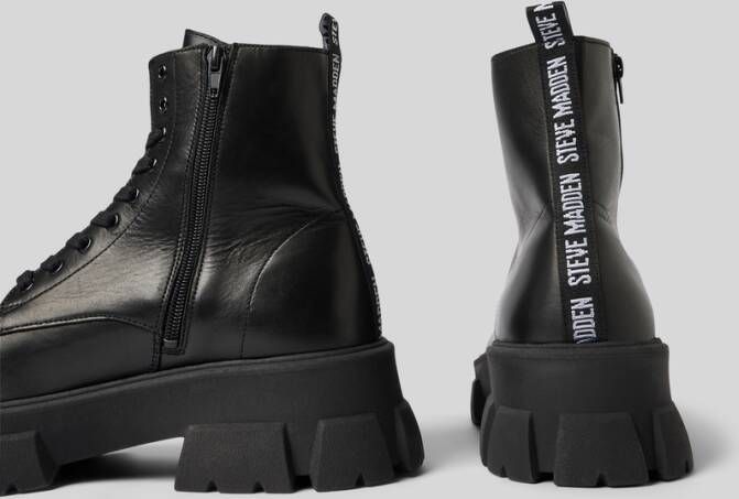 Steve Madden Boots van leer met labeldetail model 'TANKER'