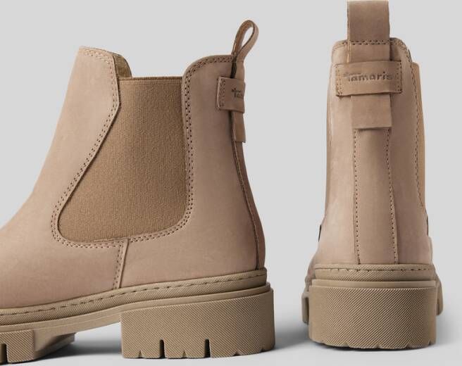 tamaris Chelsea boots met elastische inzet