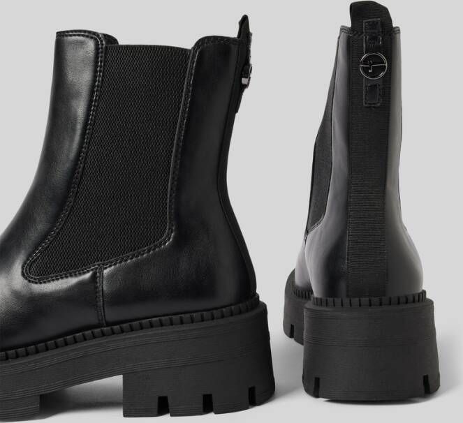 tamaris Chelsea boots met leerlook