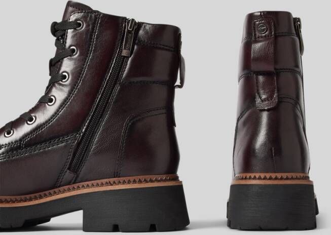 tamaris Leren boots met treklus