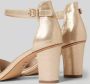 Tamaris Metallic Gouden Sandalette Feest Hakken Yellow Dames - Thumbnail 16