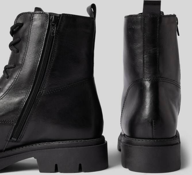 tamaris Veterboots van leer met siernaden