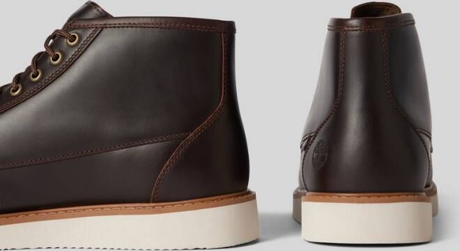 Timberland Veterboots van leer met labeldetail model 'NEWMARKET'