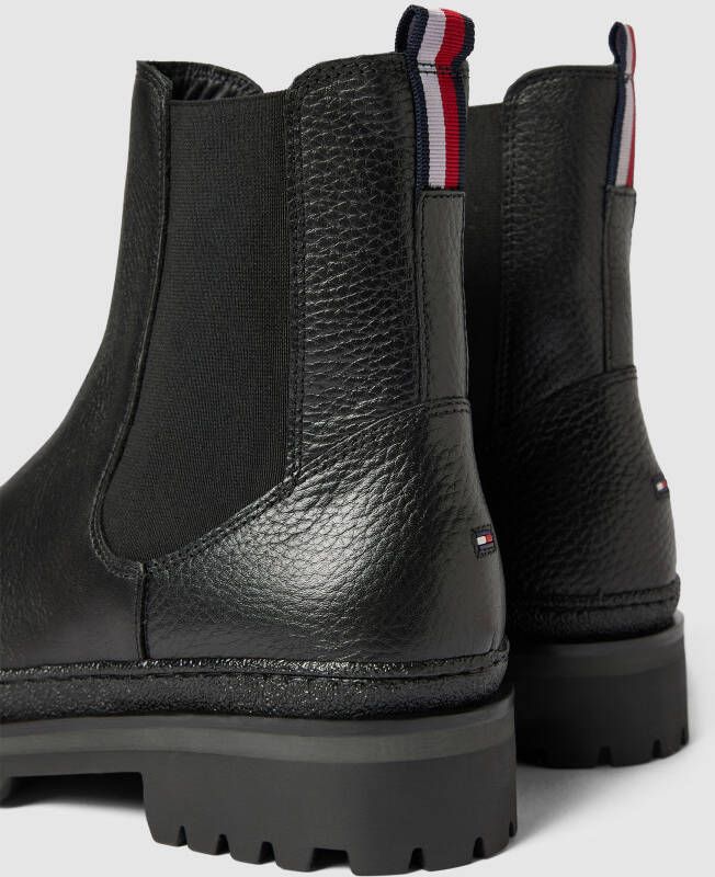 Tommy Hilfiger Chelsea boots met labeldetails