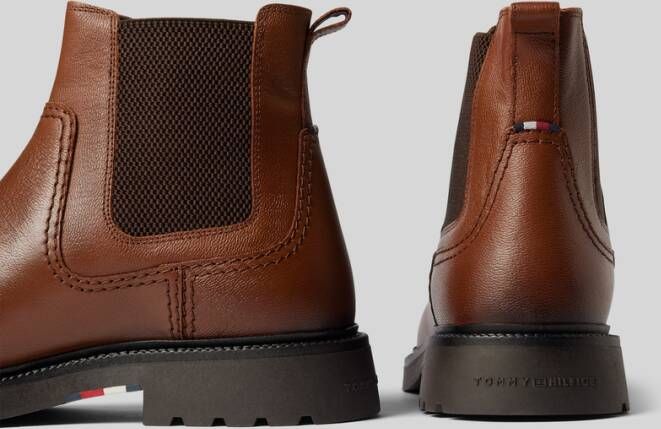 Tommy Hilfiger Chelsea boots met labeldetails