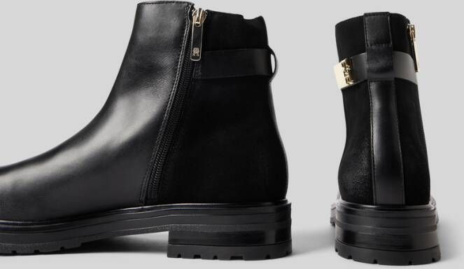 Tommy Hilfiger Leren boots met labelapplicatie