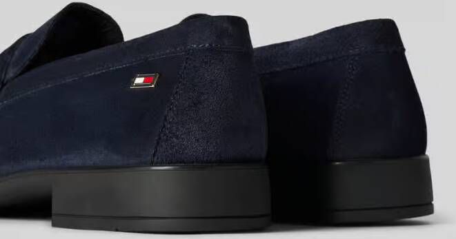 Tommy Hilfiger Leren loafers met labelapplicatie model 'FLAG'