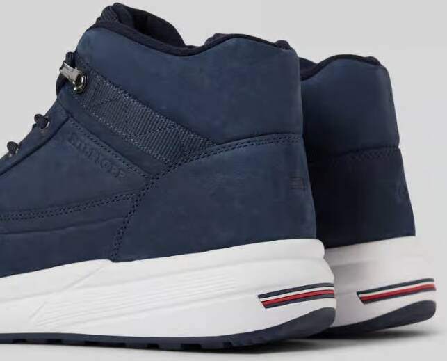 Tommy Hilfiger Leren sneakers met labelpatch model 'WARM NUBUCK'