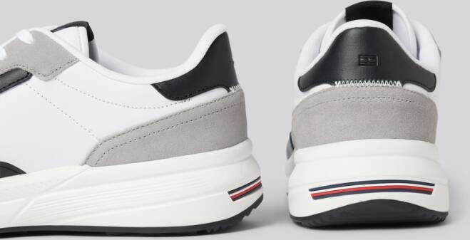 Tommy Hilfiger Leren sneakers met labelstitching model 'FASTON'