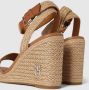 Tommy Hilfiger Beige Rope High Wedge Espadrilles Beige Dames - Thumbnail 4