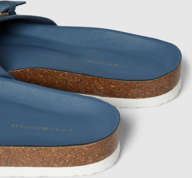 Tommy Hilfiger Slippers met labelapplicatie model 'MULE'