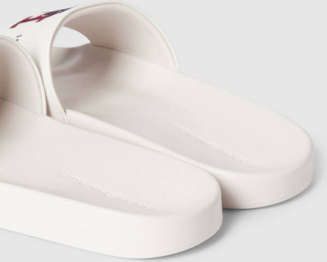 Tommy Hilfiger Slippers met labelstitching model 'EMBROIDERY'