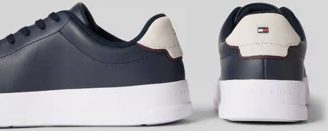 Tommy Hilfiger Sneakers van leer met labeldetails