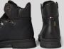 Tommy Hilfiger Veterboots van leer met labelpatch - Thumbnail 2