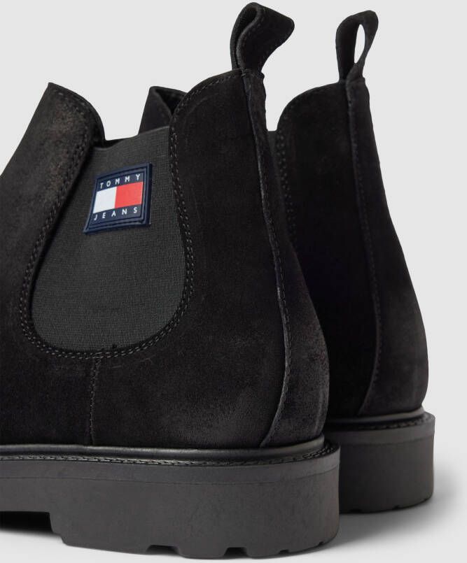 Tommy Jeans Chelsea-boots van leer