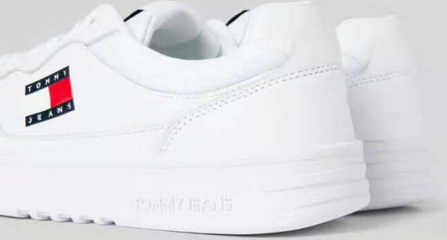 Tommy Jeans Leren sneakers met labeldetails model 'CUPSOLE LEATHER'