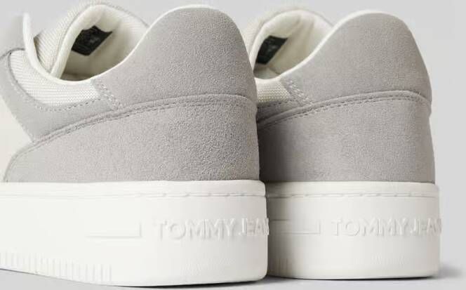 Tommy Jeans Leren sneakers met labelpatch model 'BASKET'