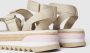 Strappy Sandals bruin Tinten Dad Sandals bruin Tinten Tommy Jeans Rope Cleated Sandalen Dames Beige - Thumbnail 7