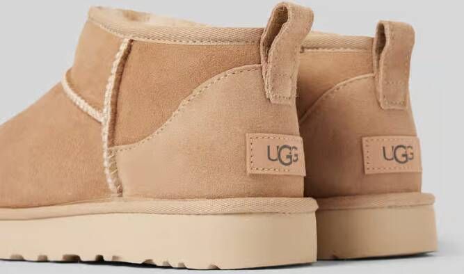 Ugg Leren laarzen met siernaad model 'CLASSIC ULTRA MINI'