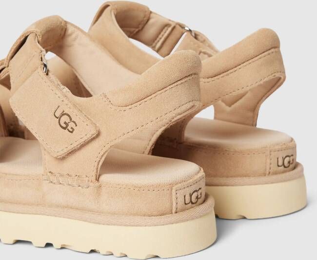 Ugg Sandalen met klittenbandsluiting model 'GOLDENSTAR'