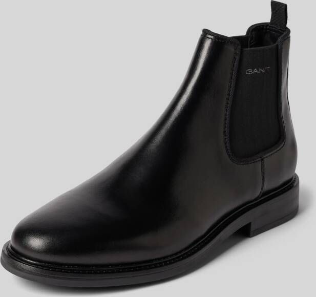 Gant Chelsea boots van leer met labelopschrift model 'St Fairkon'