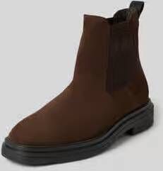 Gant Chelsea boots van leer met labelstitching model 'Boggar'