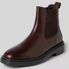 Gant Chelsea boots van leer met labelstitching model 'Boggar'