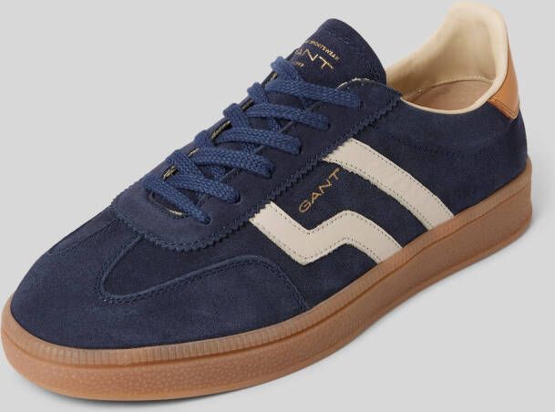 Gant Sneakers van leer met labelstitching model 'Cuzima'