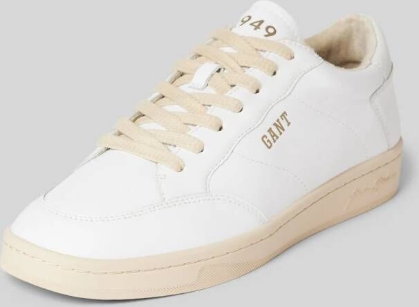 Gant Sneakers van leer met vetersluiting