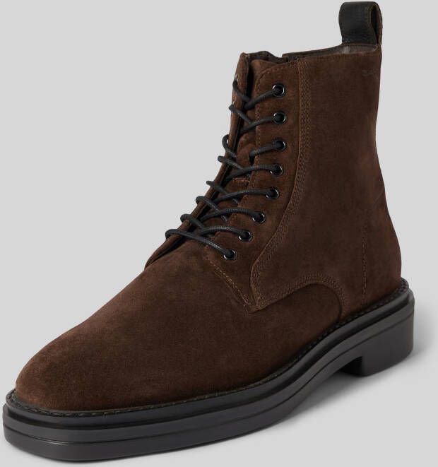 Gant Veterboots van leer met labelopschrift model 'Boggar'