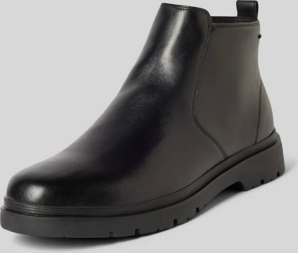 Geox Chelsea boots van leer met treklus model 'SPHERICA'