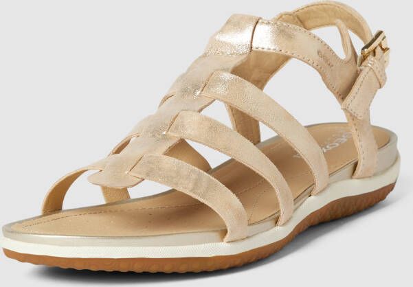 GEOX D72R6A Platte sandalenDames Sandalen Wit beige - Foto 5