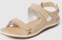 Geox Sandalen in taupe in glanzende look model 'VEGA' - Thumbnail 4