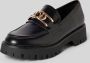 Guess Zwarte platte schoenen met metalen detail Black Dames - Thumbnail 5