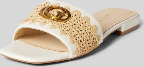 Guess Slippers met labeldetail model 'TAMARRA'