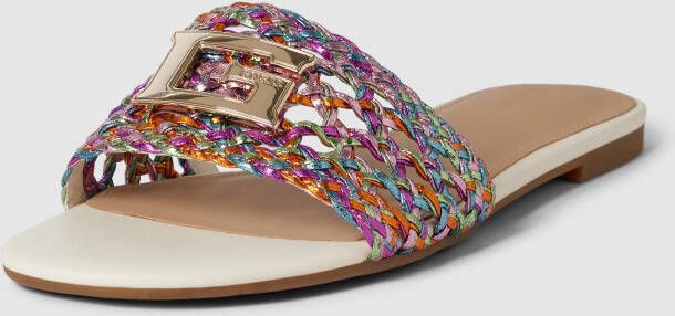 Guess Slippers met labeldetail model 'TASSI'