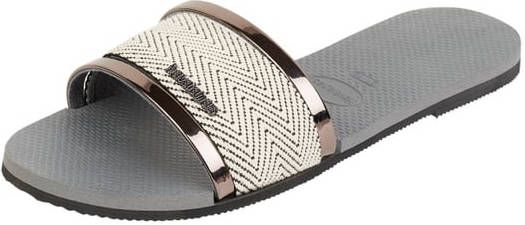 Havaianas Slippers met zigzagmotief